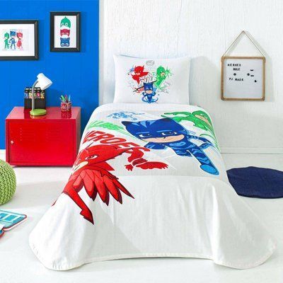 Постельное белье с пике TAC PJ Masks Heroes детское p-60294150 фото