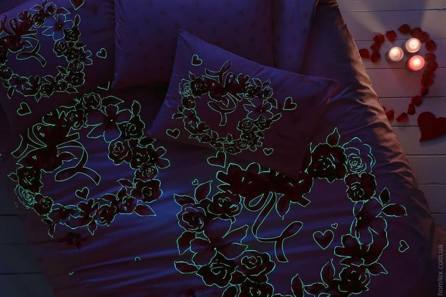 Постільна білизна ранфорс TAC Roses Glow євро p-60256730 фото