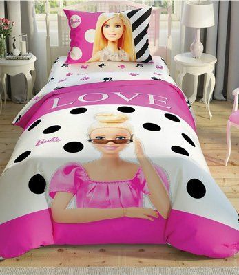 Постільна білизна TAC Disney Barbie Glitter дитяча p-339171 фото
