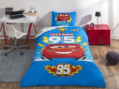 Постільна білизна TAC Disney Cars lets Race дитячий p-60315765 фото