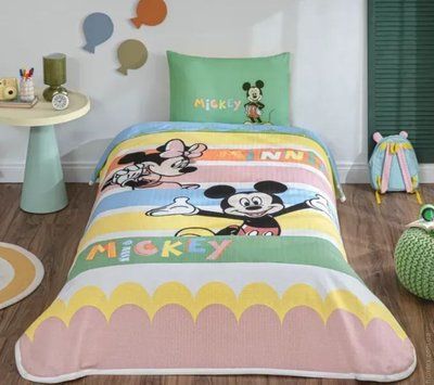 Постільна білизна TAC Disney Mickey & Mouse Happy Pike дитячий  p-60324988 фото