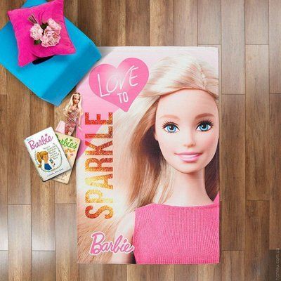 Коврик в детскую комнату TAC Barbie Sparkle 120x180 см o60154995 фото