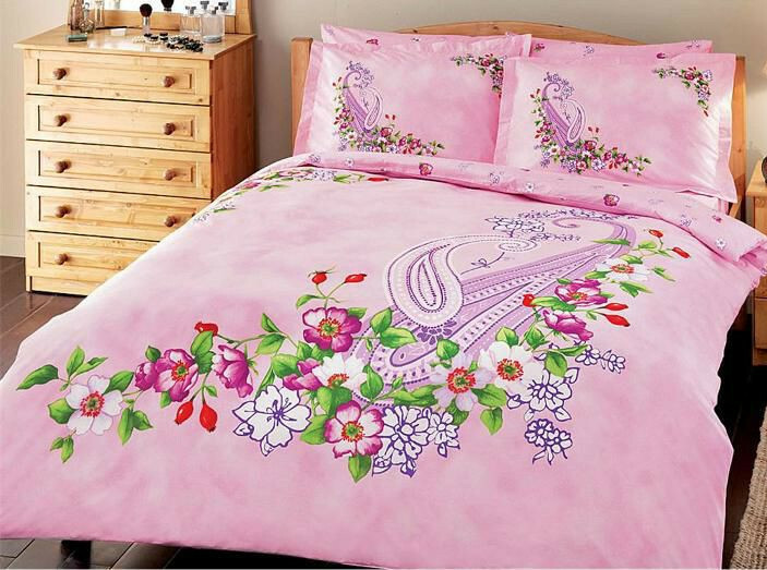 Постельное белье Tac Mayra pink евро