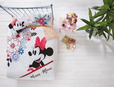 Постільна білизна TAC Disney MINNIE MOUSE WATER євро o60209438 фото