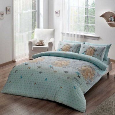 Постільна білизна TAC Ranforce Loire mint євро р-34657 фото