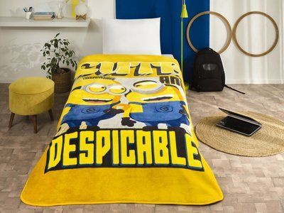 Плед дитячий Tac Disney Minions 4 160x220 см p-71320213 фото