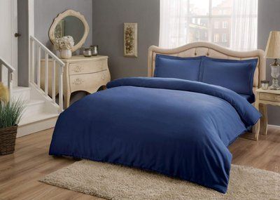 Постільна білизна TAC Basic Blue євро o60179213 фото