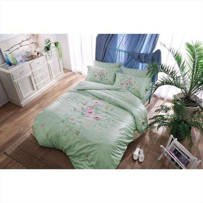 Постельное белье TAC Digital Misty зеленый евро sv2000022092562 фото
