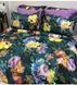 Постельное белье TAC Digital Midnight Bloom yesil евро p-208426 фото 2