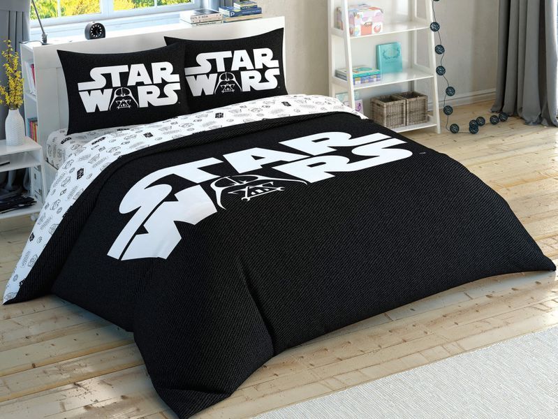 Постільна білизна ранфорс TAC Star Wars Glow євро p-60260589 фото